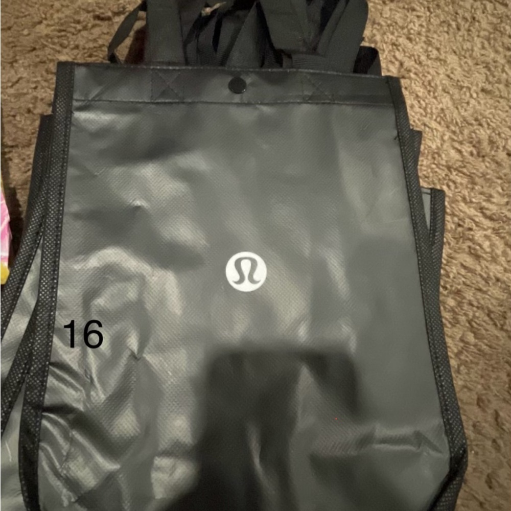 lululemon athletica Black reusable Tote Bag, bundle and save ❤️